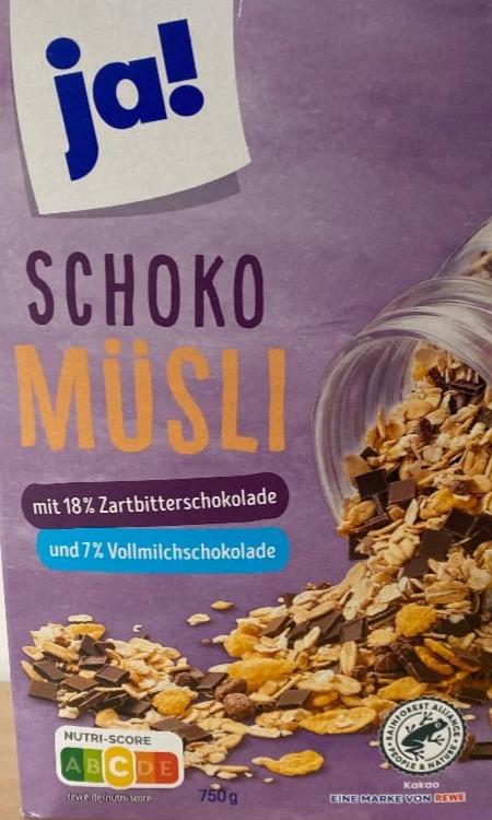 Fotografie - Schoco Müsli JA!