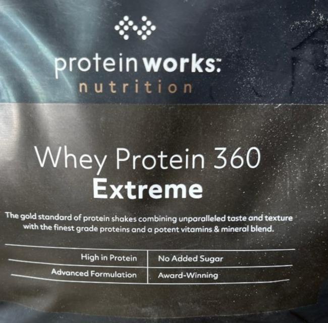 THE PROTEIN WORKS Whey Protein 360 Extreme Protein Powder, High Protein  Shake