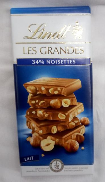 Fotografie - Les Grandes 34% Hazelnuts Milk Chocolate Lindt