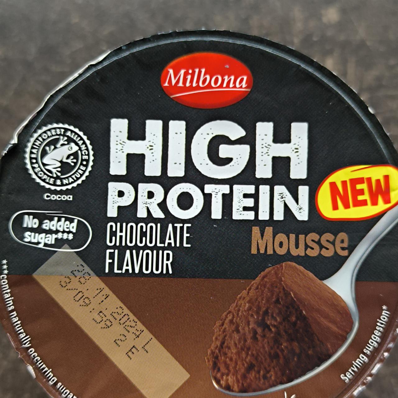 Fotografie - High Protein Mousse Chocolate flavour Milbona