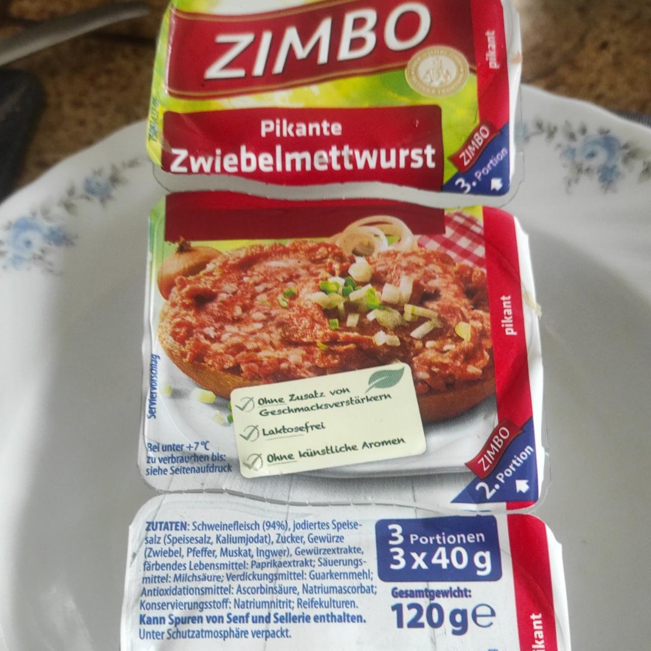 Fotografie - Zwiebelmettwurst Pikante Zimbo