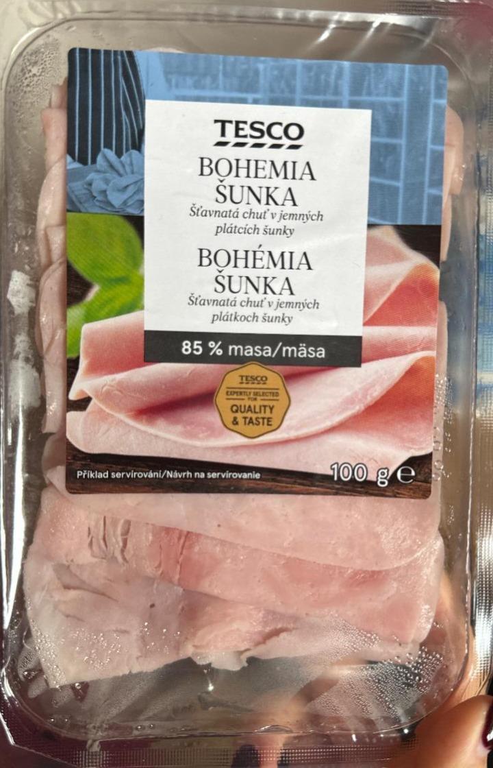 Fotografie - Bohemia šunka 85% masa Tesco