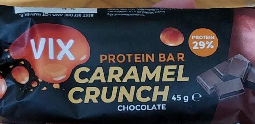Fotografie - Protein bar caramel crunch chocolate Vix