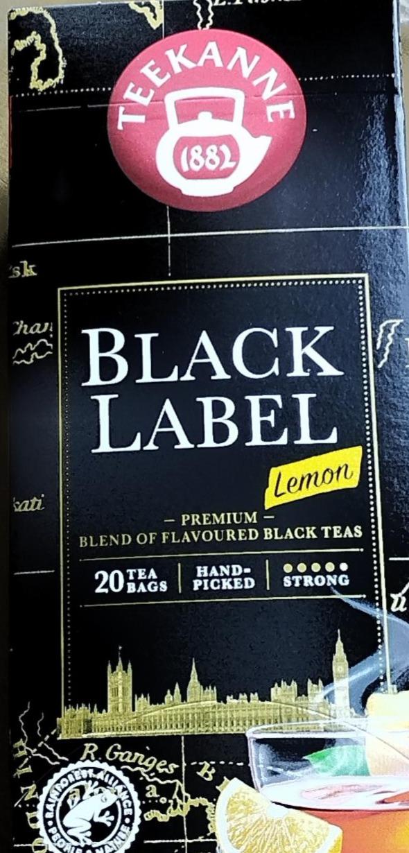 Fotografie - Black label lemon Teekanne