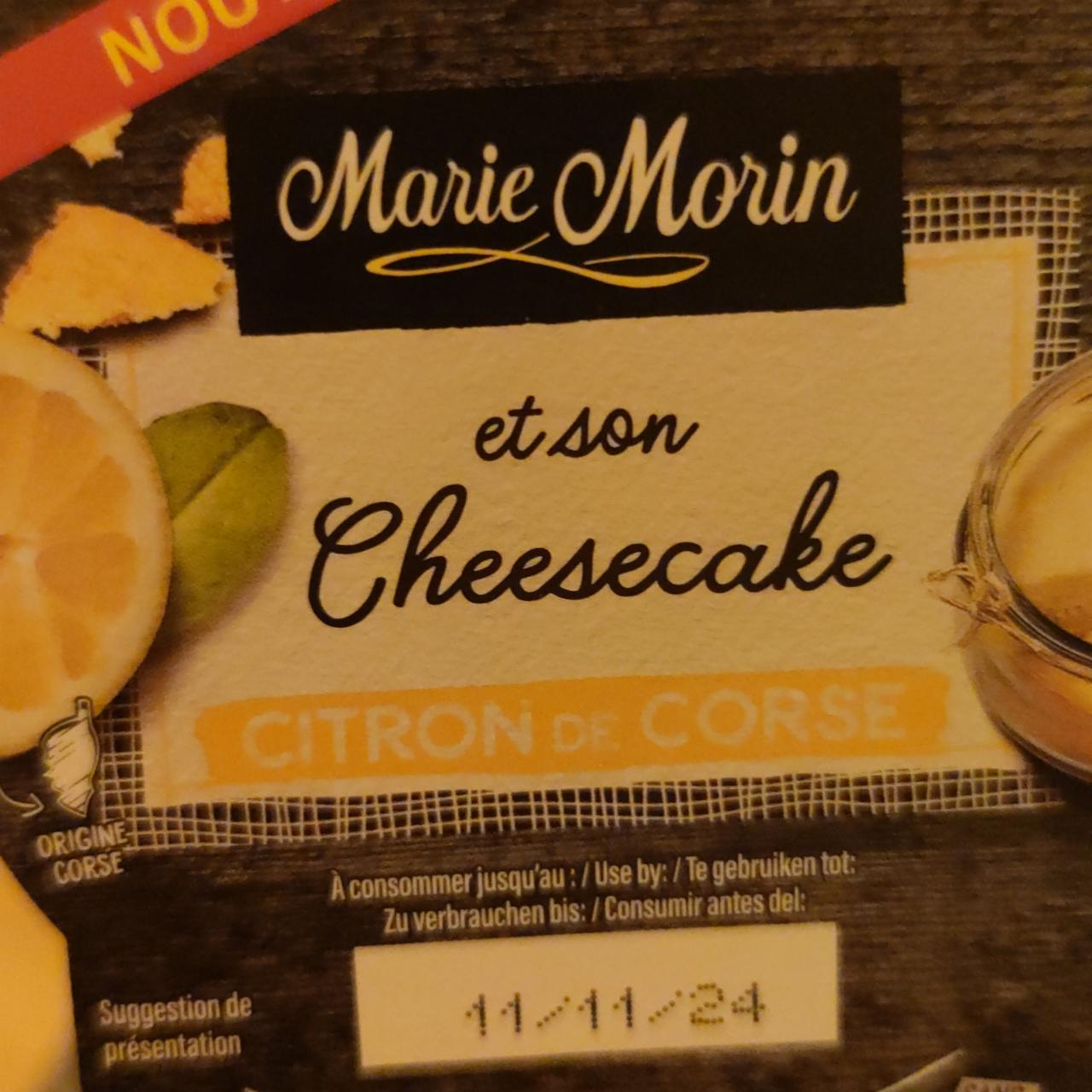 Fotografie - Cheesecake citron de corse Marie Morin