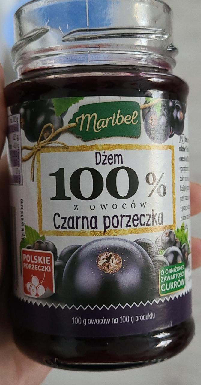 Fotografie - Dżem 100% z owoców Czarna porzeczka Maribel