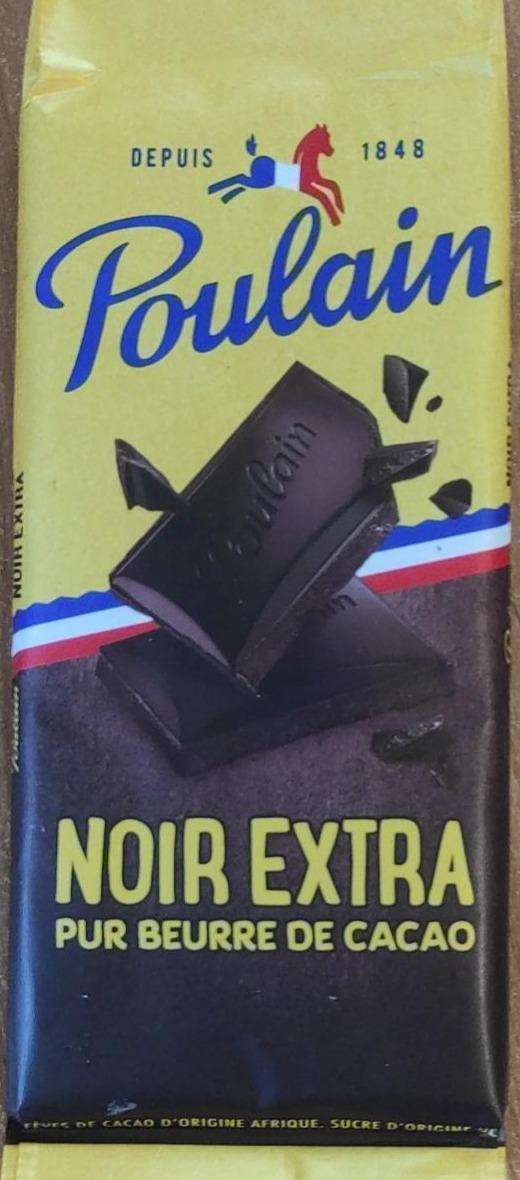 Fotografie - Noir extra pur beurre de cacao Poulain