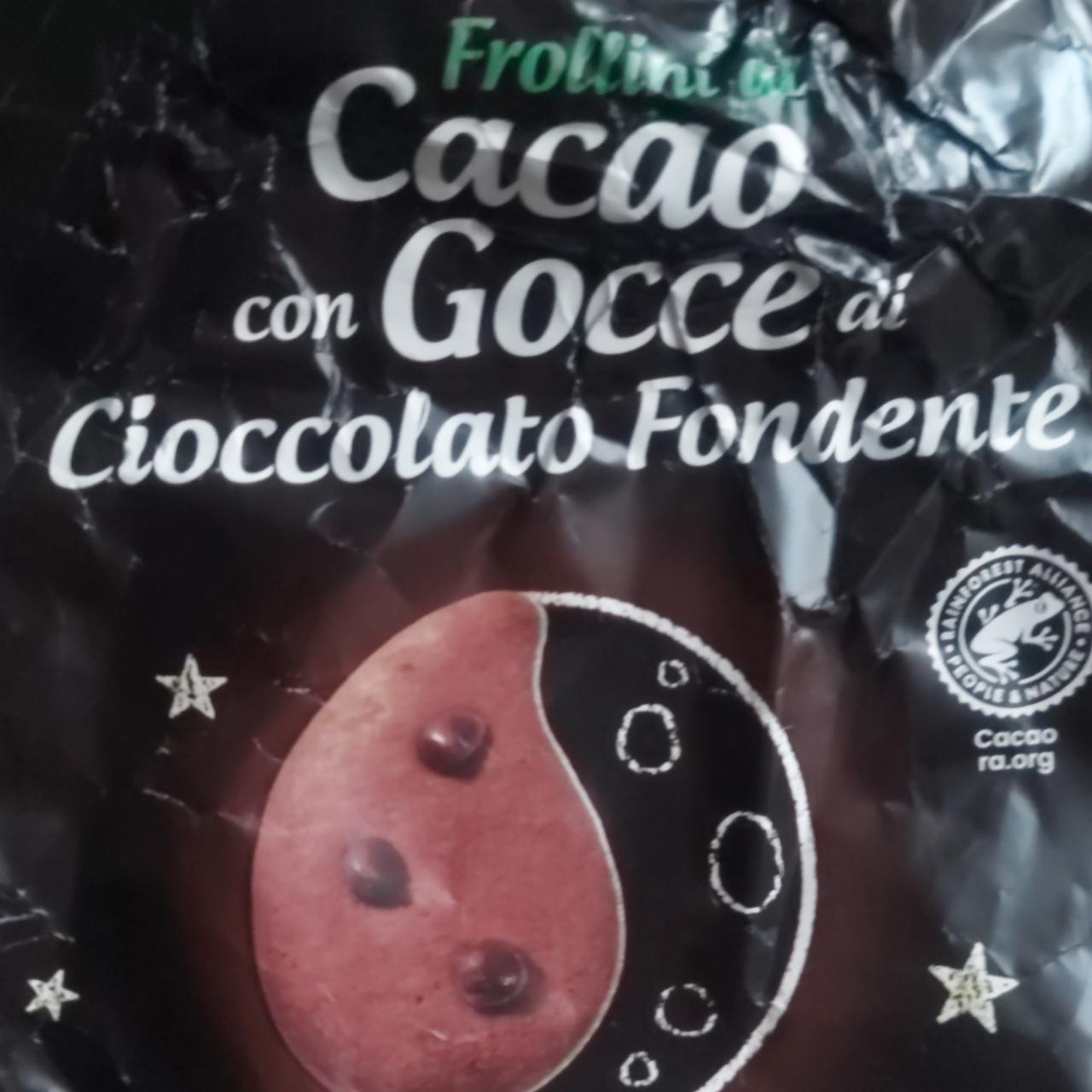 Fotografie - Frollini cacao con gocce di cioccolato fondente Dolciando