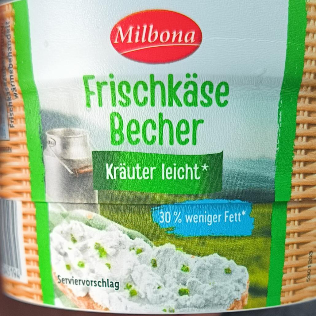 Fotografie - Frischkäse Kräuter leicht Milbona