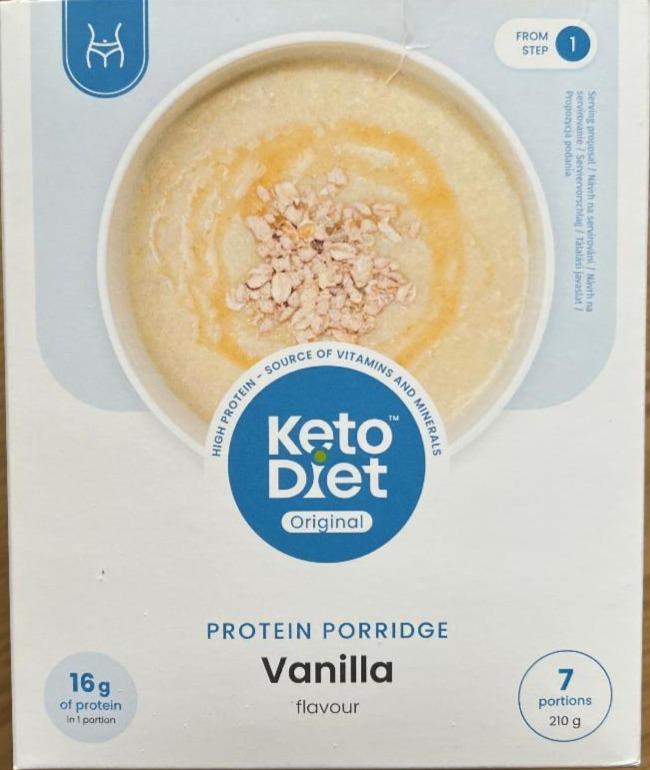 Fotografie - Protein porridge vanilla flavour KetoDiet