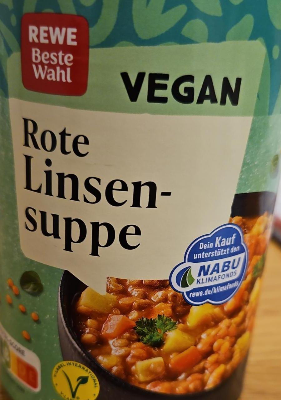 Fotografie - Rote linsen suppe Rewe beste wahl