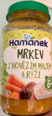 Fotografie - Mrkev s hovězím masem a rýží Hamánek