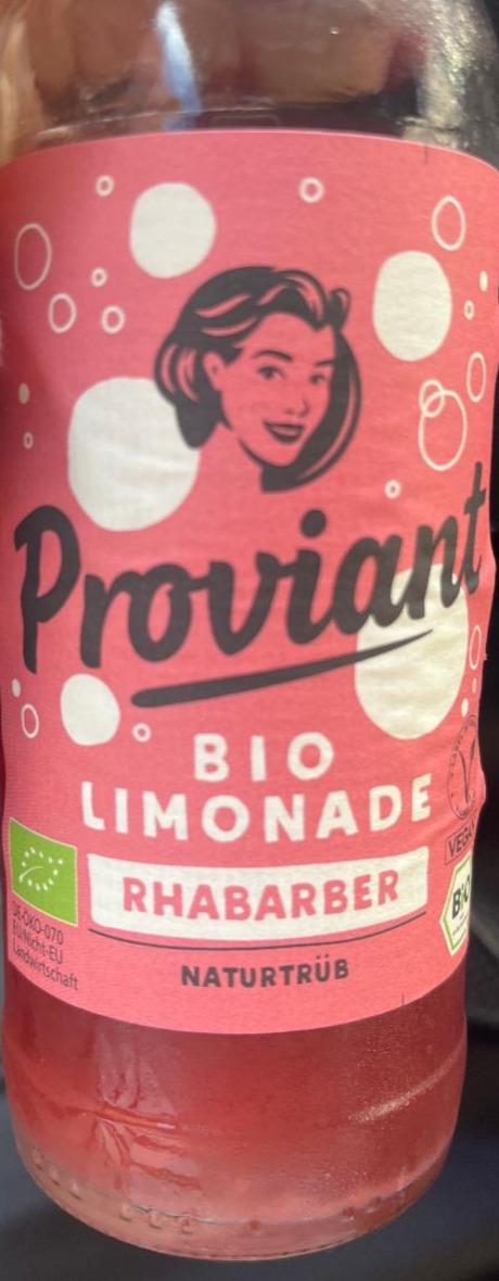 Fotografie - Bio Limonade Rhabarber Proviant