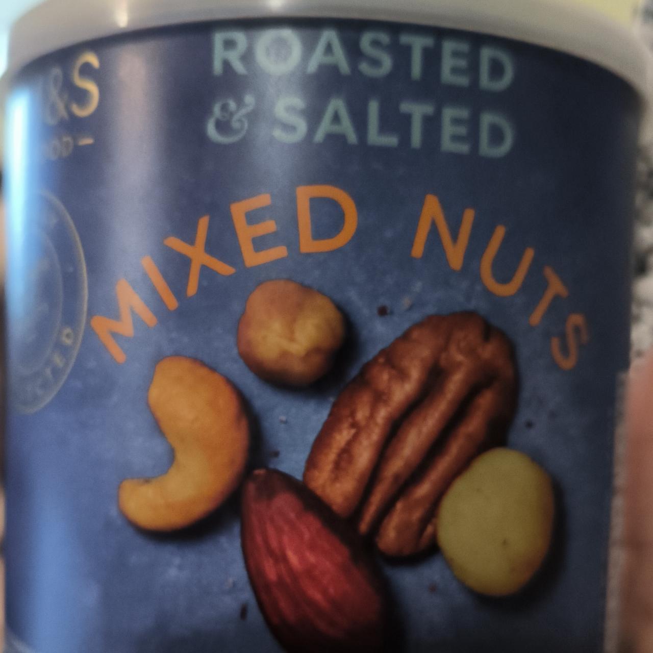 Fotografie - Mixed nuts roasted & salted M&S Food