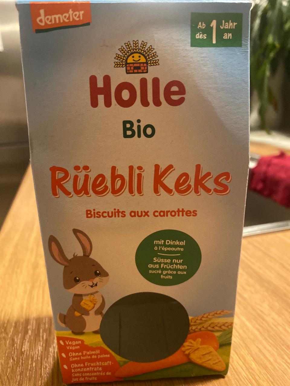 Fotografie - Bio rüebli keks Holle