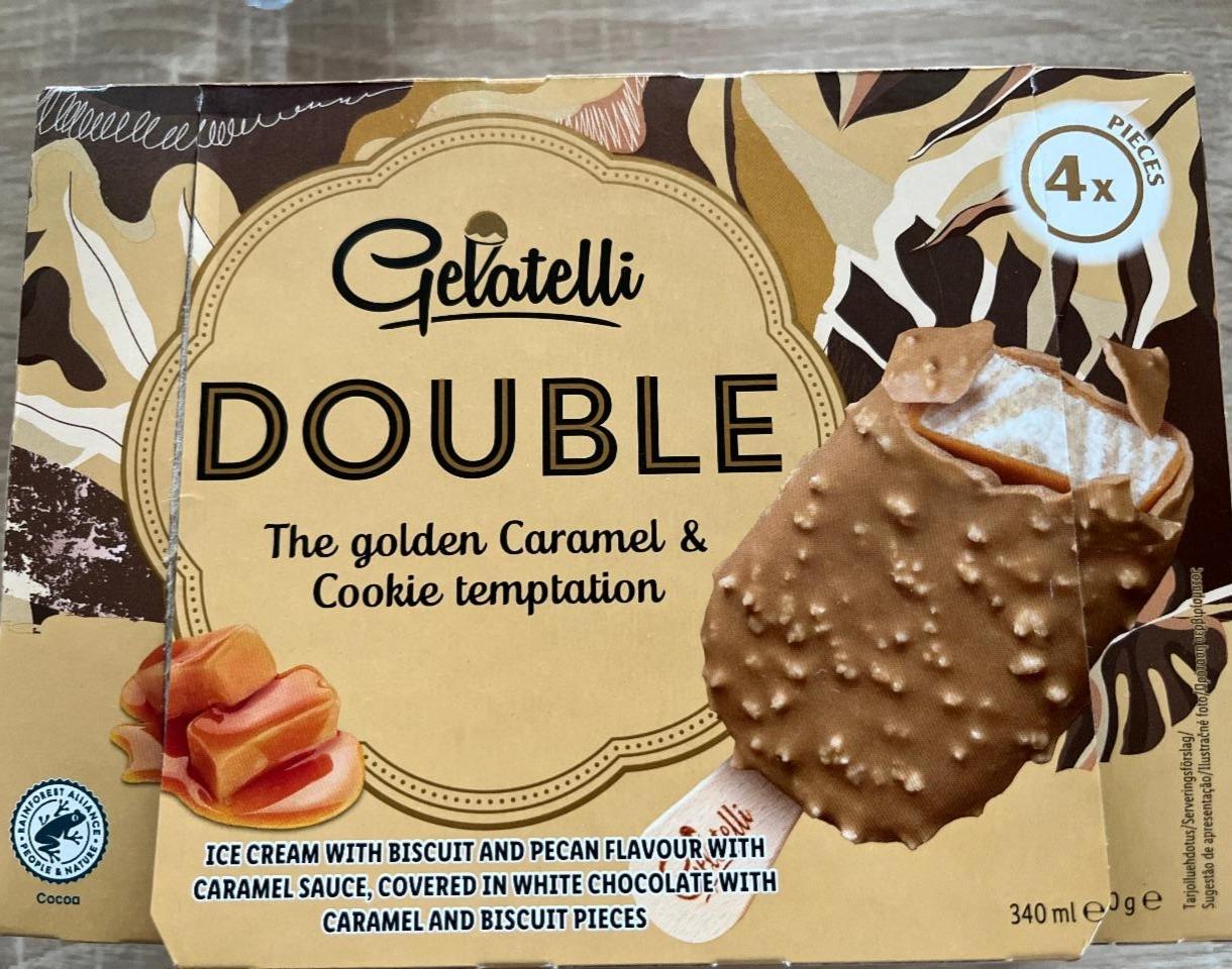 Fotografie - Double the golden caramel & cookie temptation Gelatelli