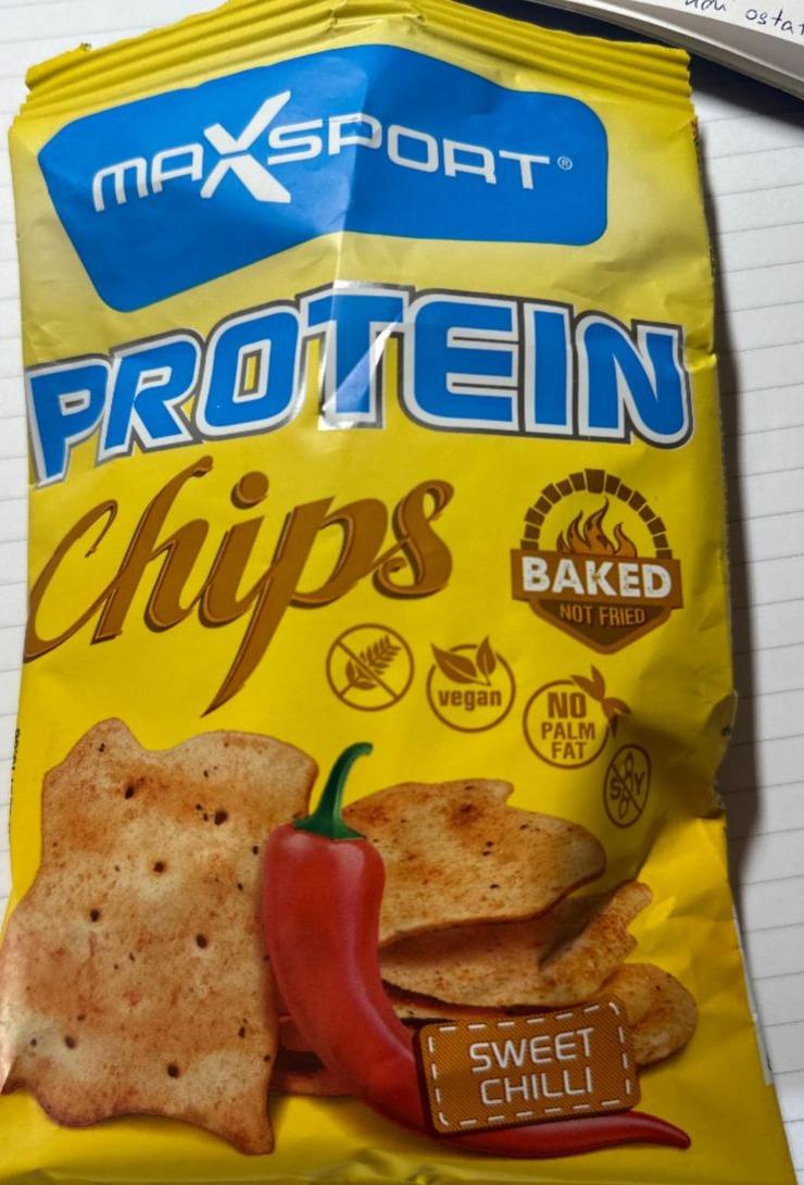 Fotografie - Protein Chips Sweet Chilli MaxSport