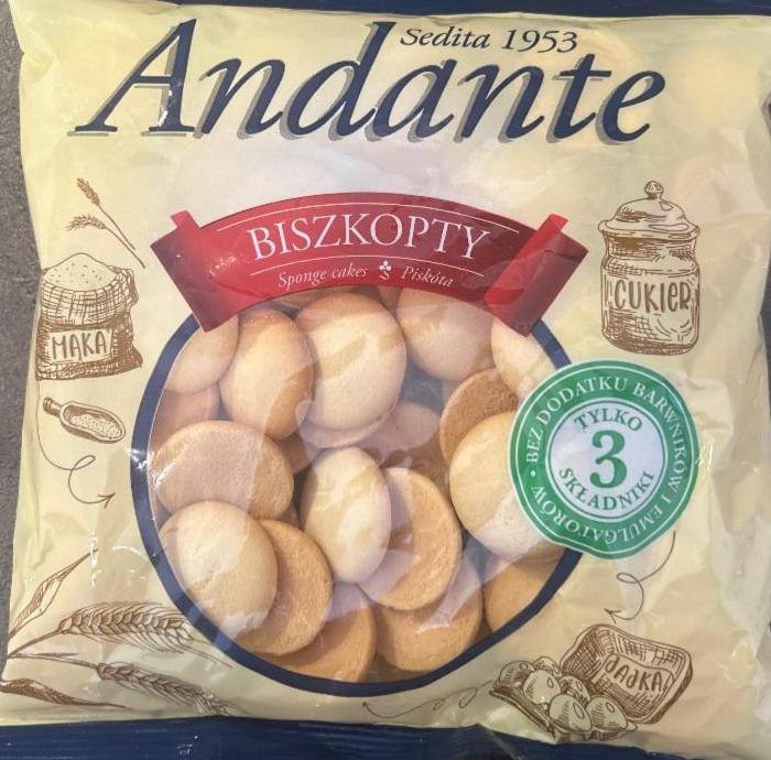 Fotografie - Andante biszkopty Sedita