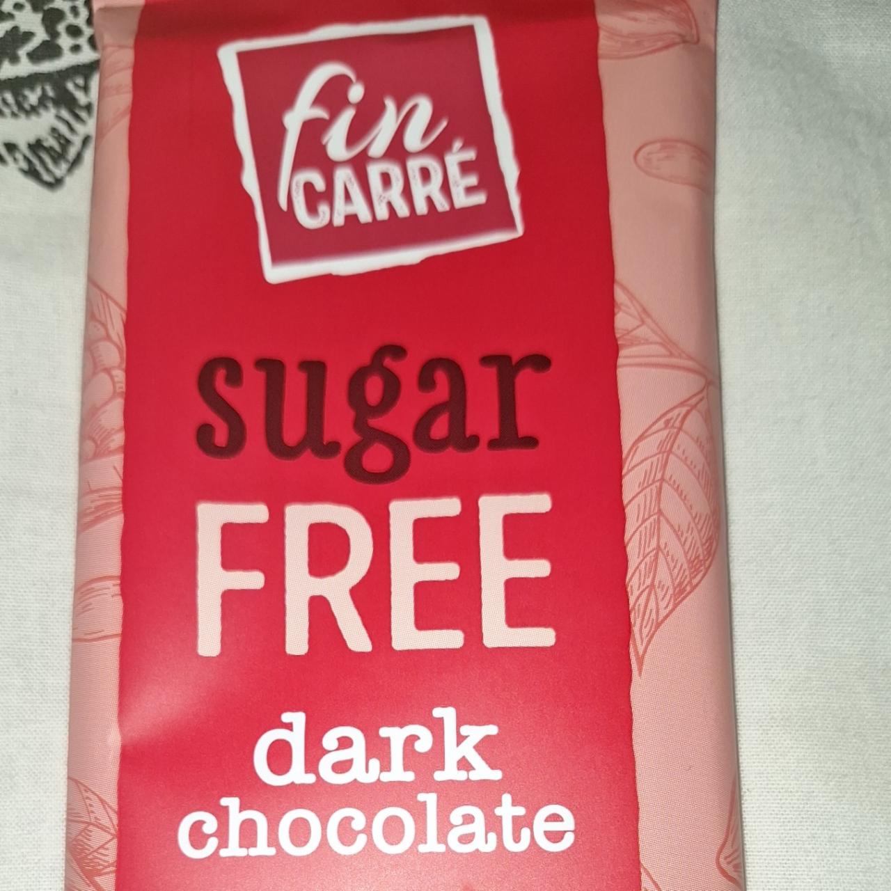 Fotografie - Dark chocolate free sugar Fin Carré