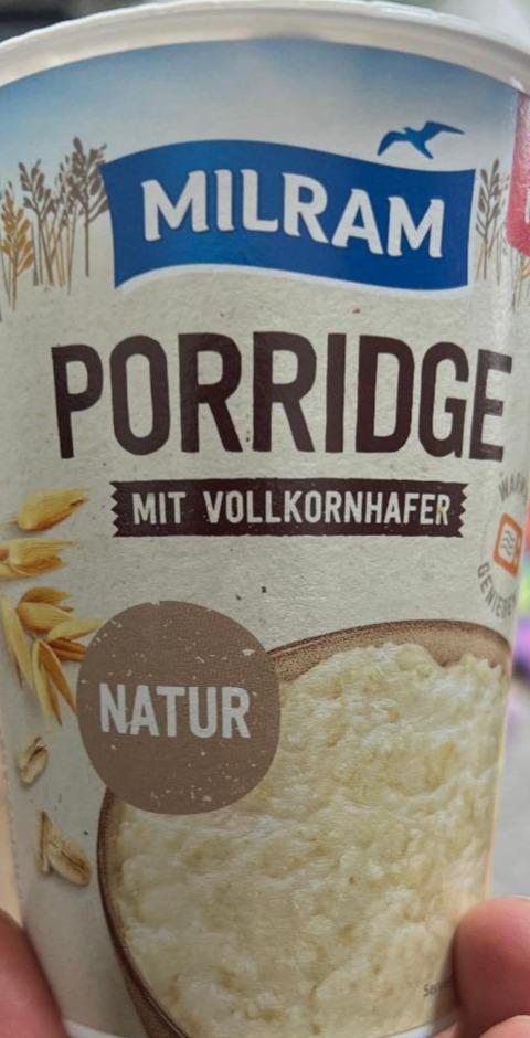 Fotografie - Porridge mit Vollkornhafer Natur Milram