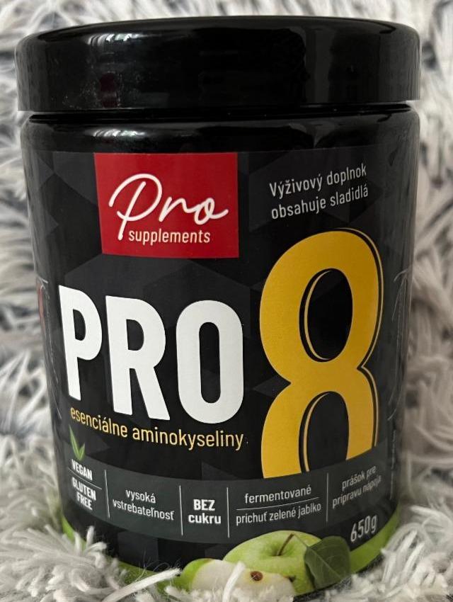 Fotografie - PRO8 esenciálne aminokyseliny zelené jablko Pro supplements