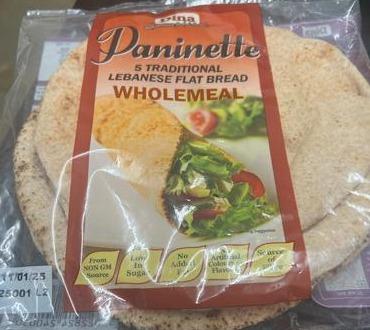 Fotografie - Paninette 5 traditional labanese flat bread wholemeal dina