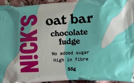 Fotografie - Oat bar chocolate fudge Nick's