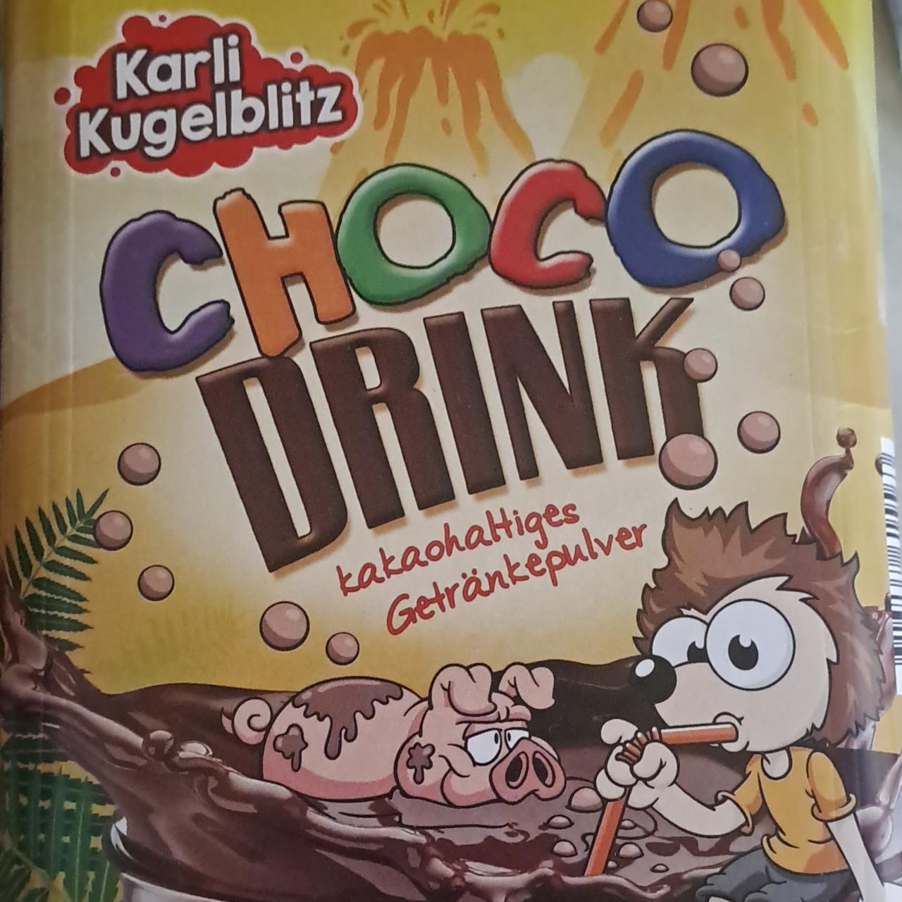 Fotografie - Choco Drink Kakaohaltiges Getränkepulver Karli Kugelblitz