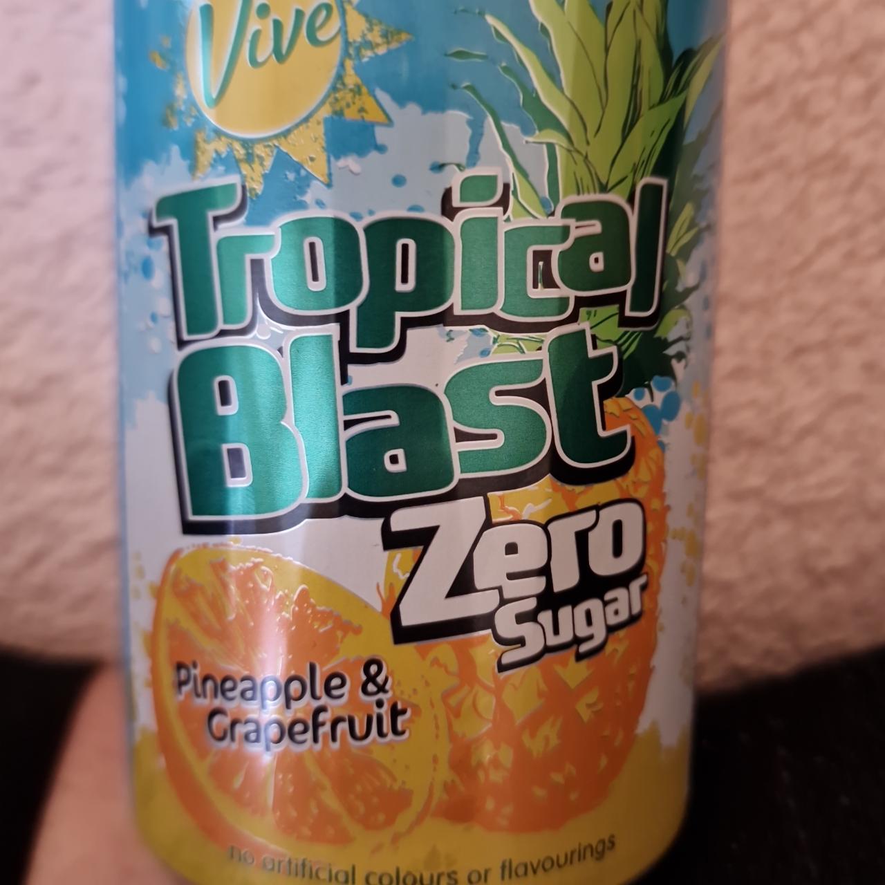 Fotografie - Tropical Blast Zero Sugar Pineapple & Grapefruit Vive