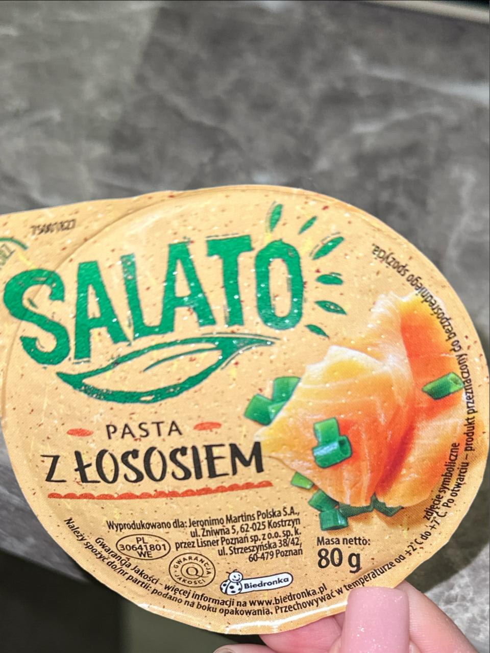 Fotografie - pasta z lososem Salato