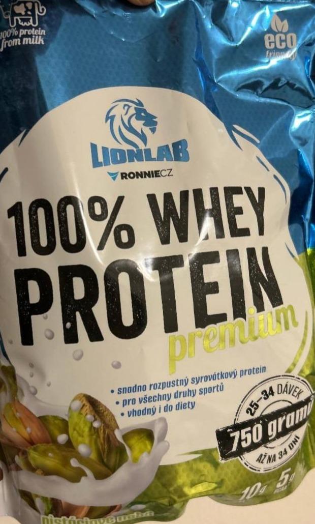 Fotografie - 100% Whey Protein Premium pistácie Lionlab
