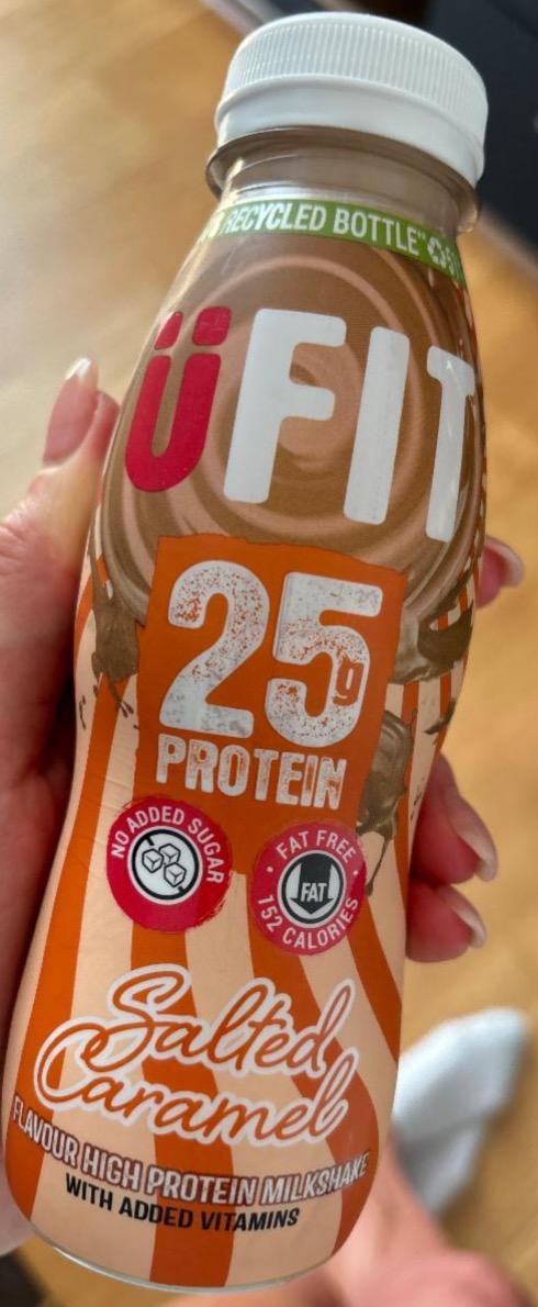 Fotografie - Salted caramel protein milkshake ÜFit