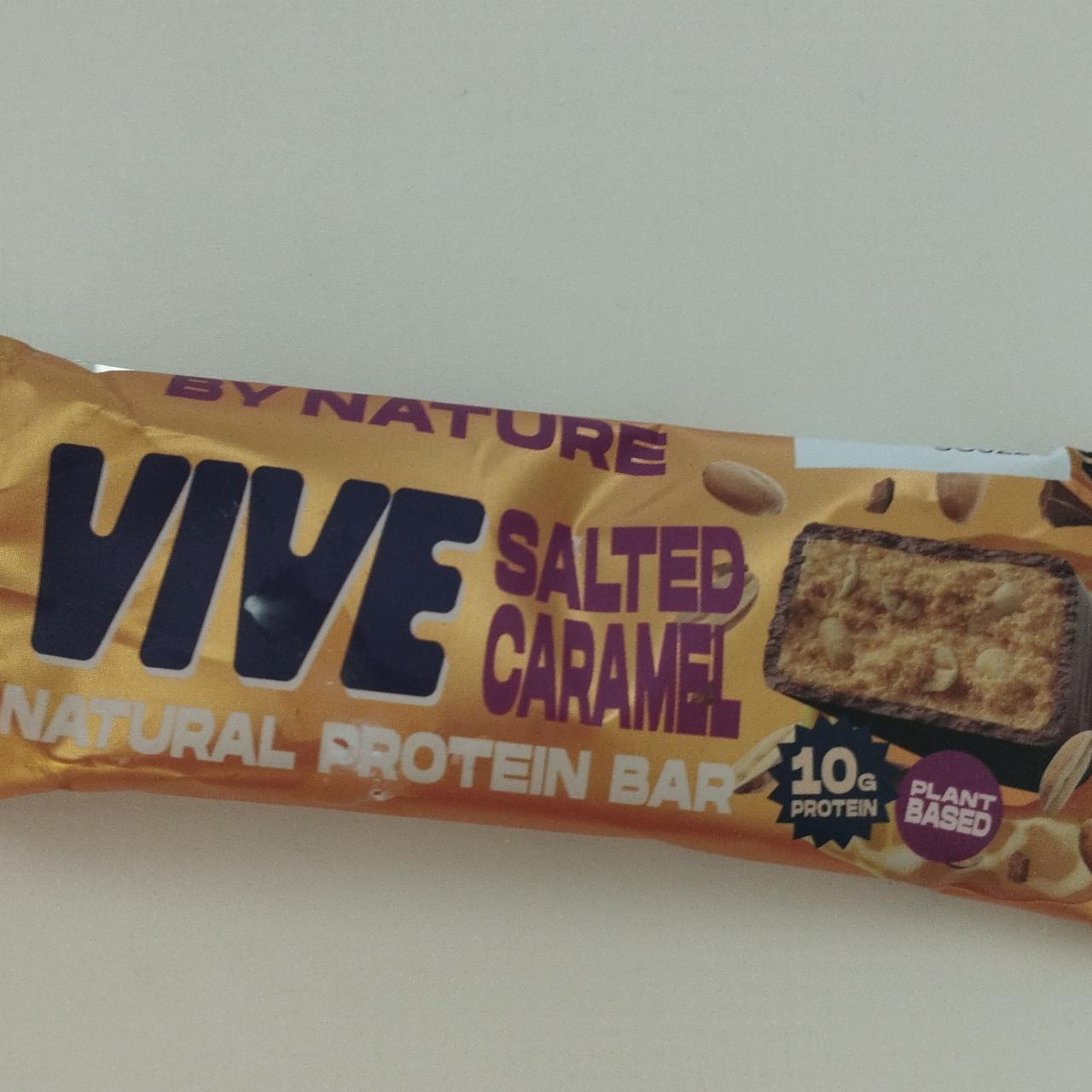 Fotografie - Natural protein bar salted caramel Vive