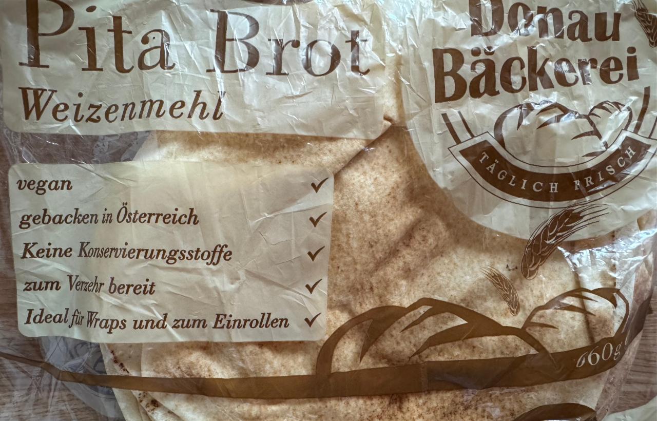 Fotografie - Pita brot weizenmehl Donau Bäckerei