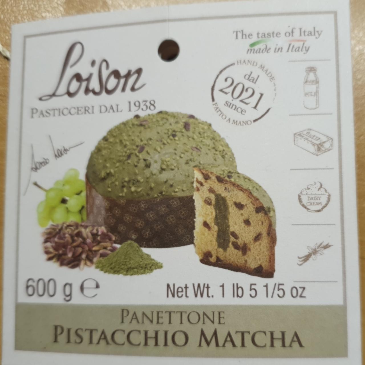 Fotografie - Panettone pistacchio matcha Loison Pasticceri