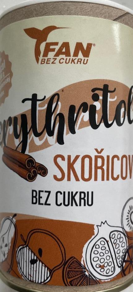 Fotografie - Erythritol skoricový bez cukru FAN