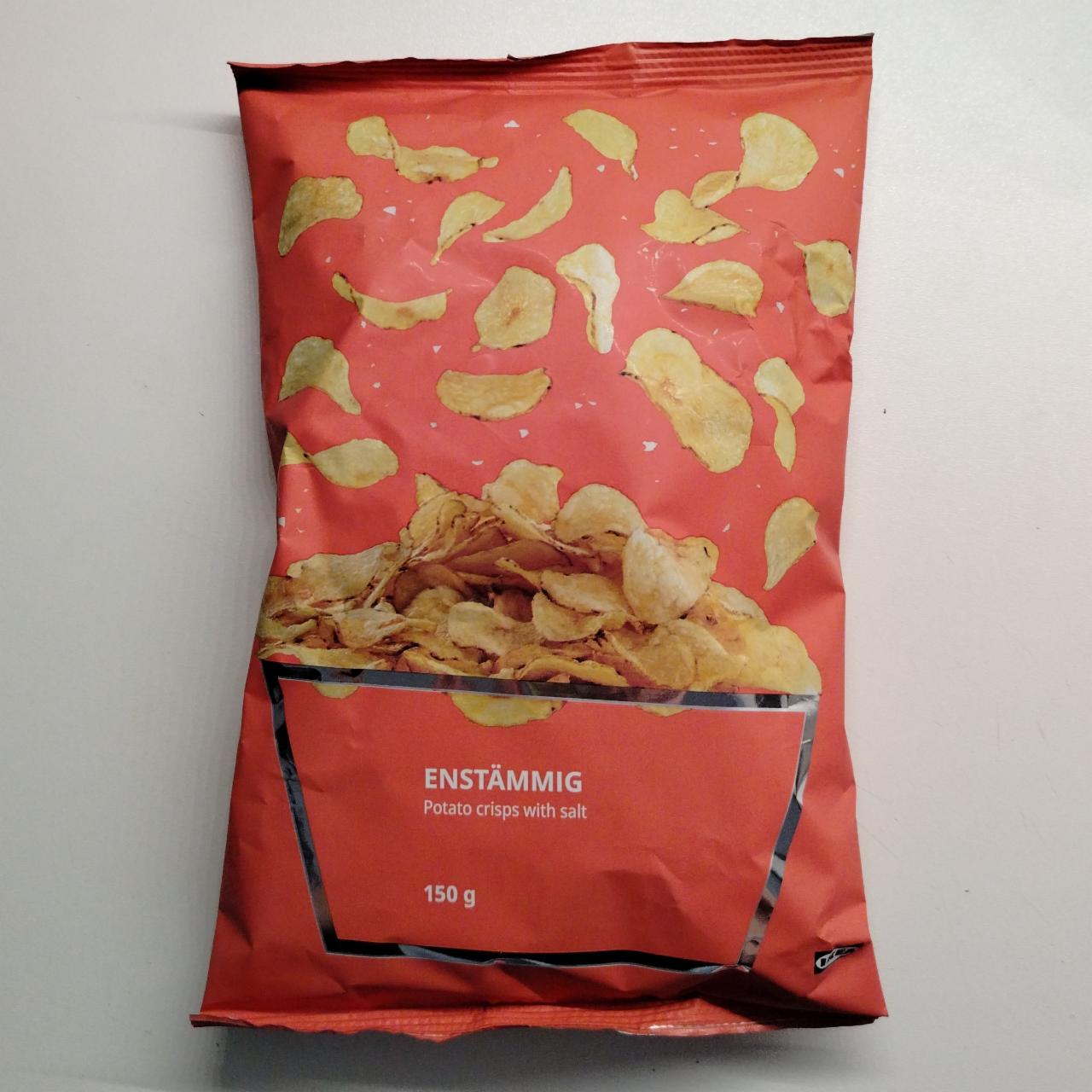 Fotografie - Enstämmig Potato crisps with salt Ikea