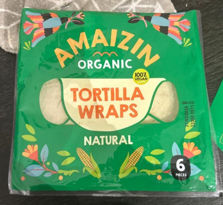 Fotografie - Tortilla wraps natural Amaizin organic