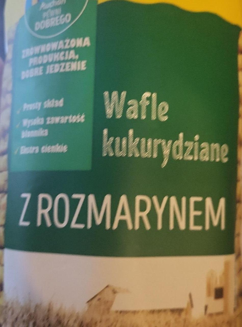 Fotografie - Wafle kukurydziane z rozmarynem Auchan