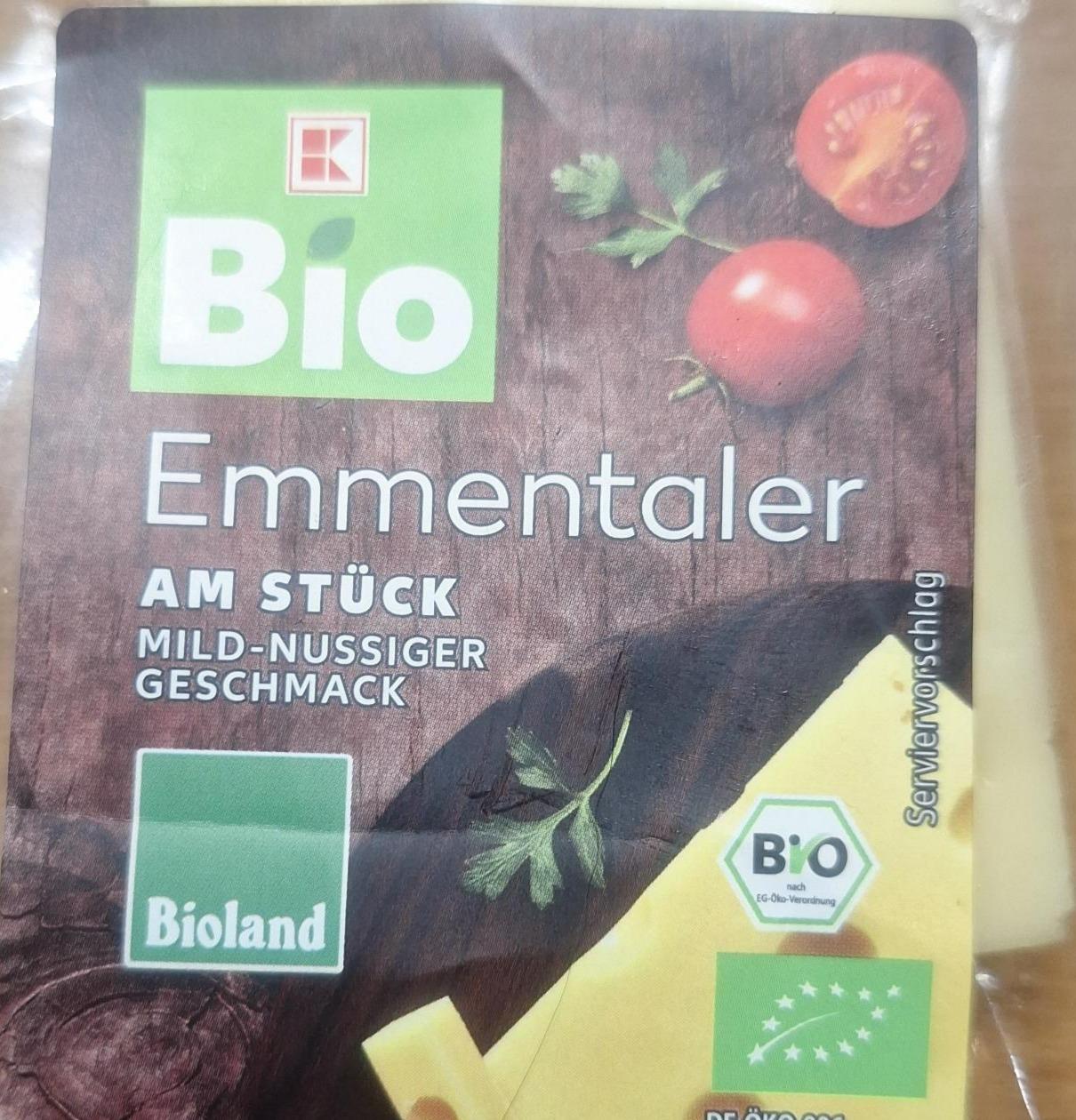 Fotografie - Emmentaler am stück mild - nussiger geschmack Bioland