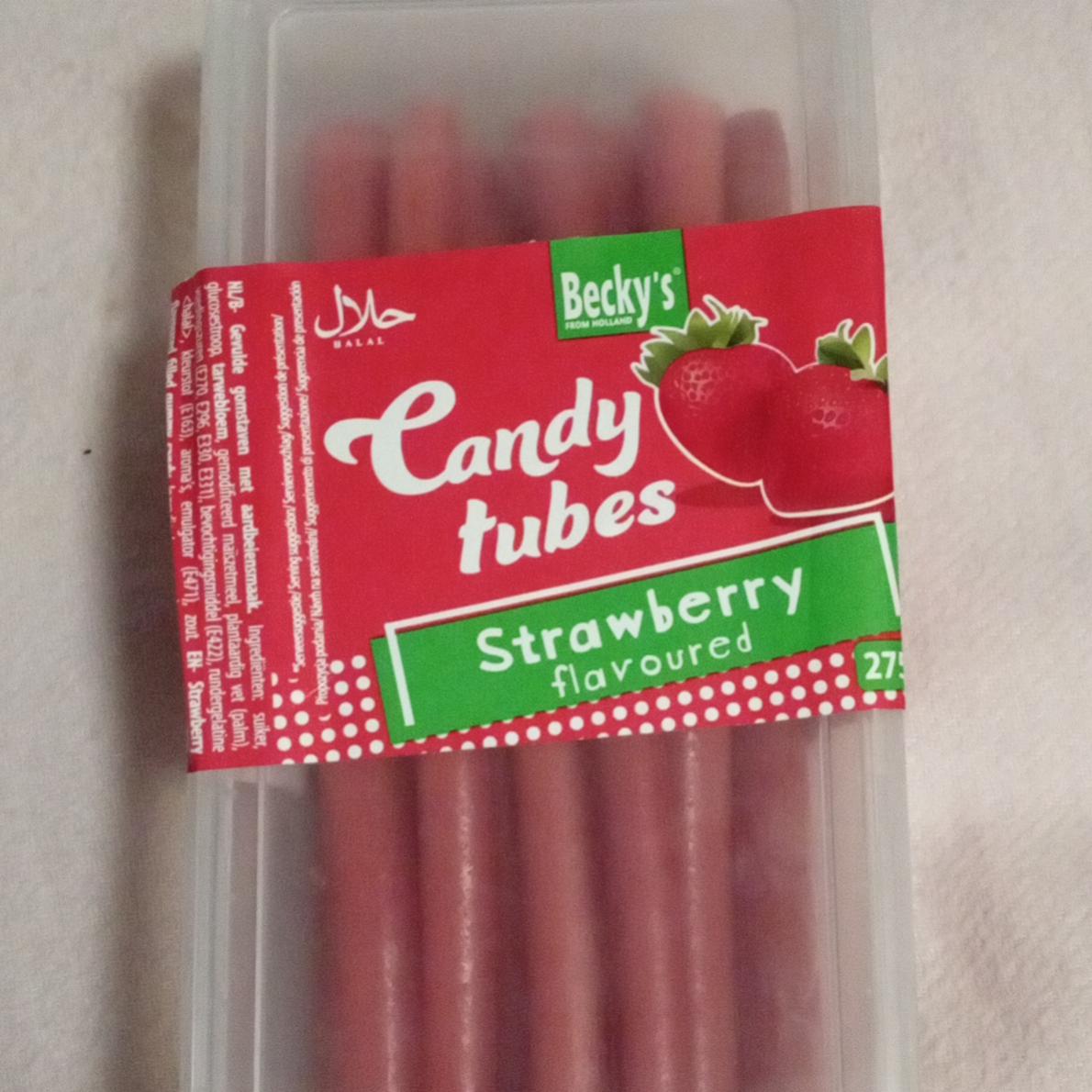 Fotografie - Candy tubes strawberry flavour Becky's