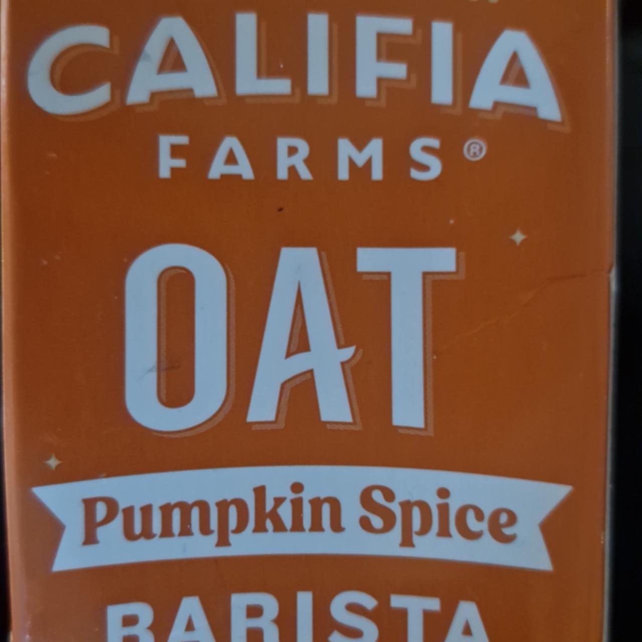 Fotografie - Oat pumpkin spice barista Califia Farms