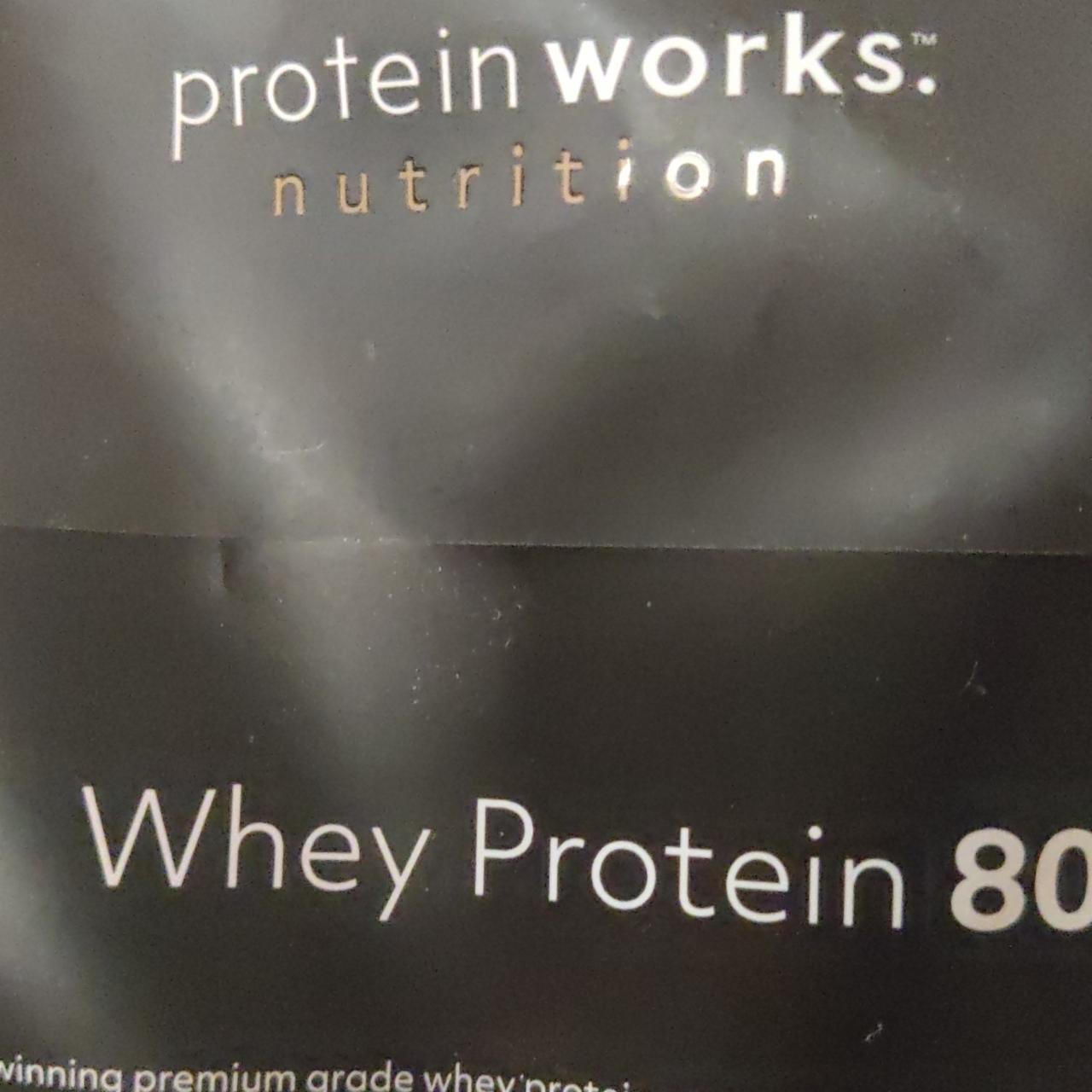 Fotografie - Whey protein 80 salted caramel bandit protein works nutrition