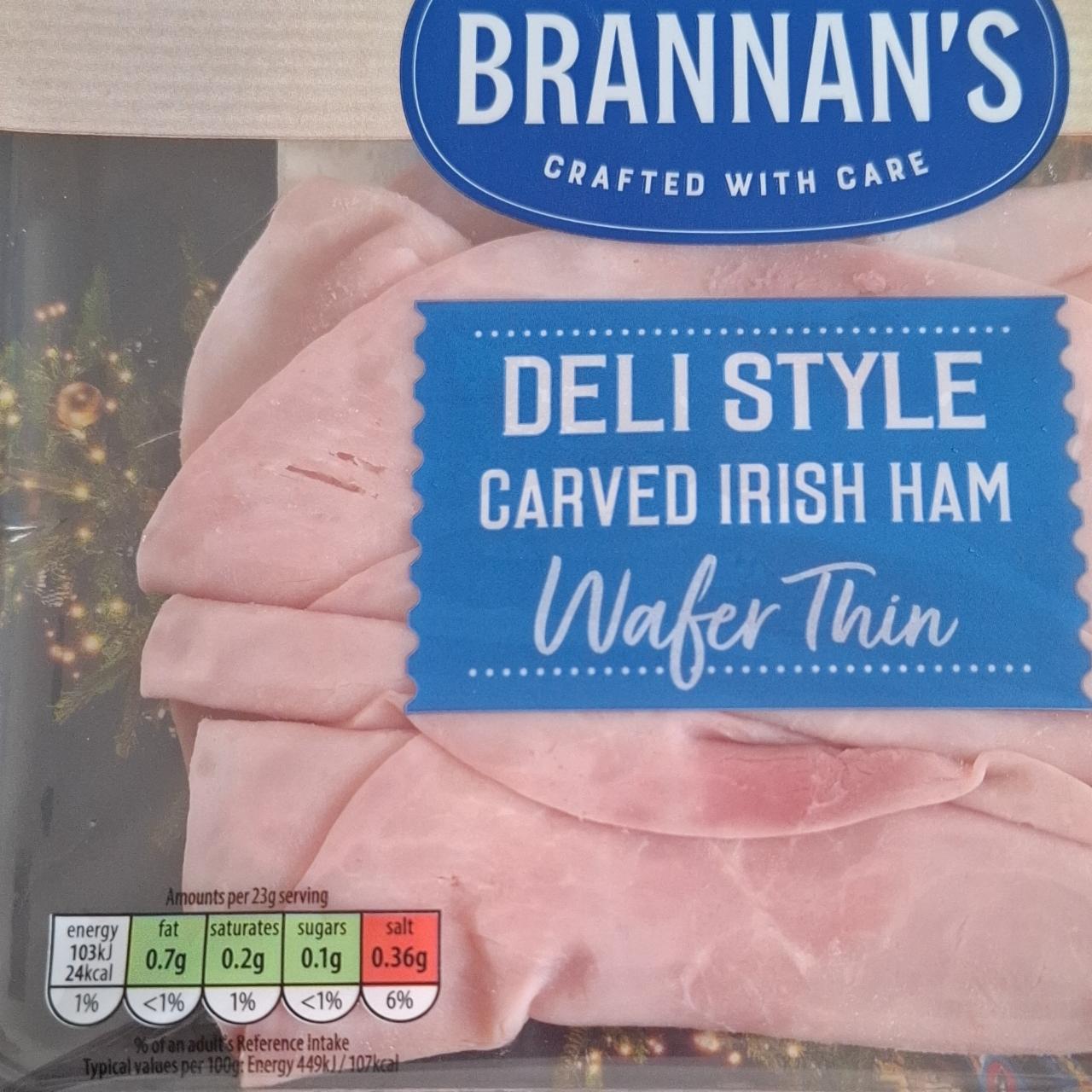 Fotografie - Deli style carved irish ham Brannan's