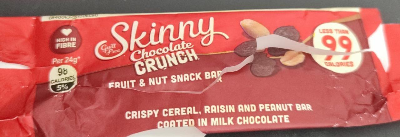 Fotografie - Chocolate crunch fruit & nut snack bar Skinny