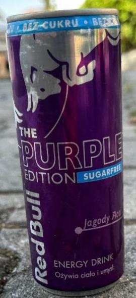 Fotografie - The purple edition sugarfree jahody açai Red Bull