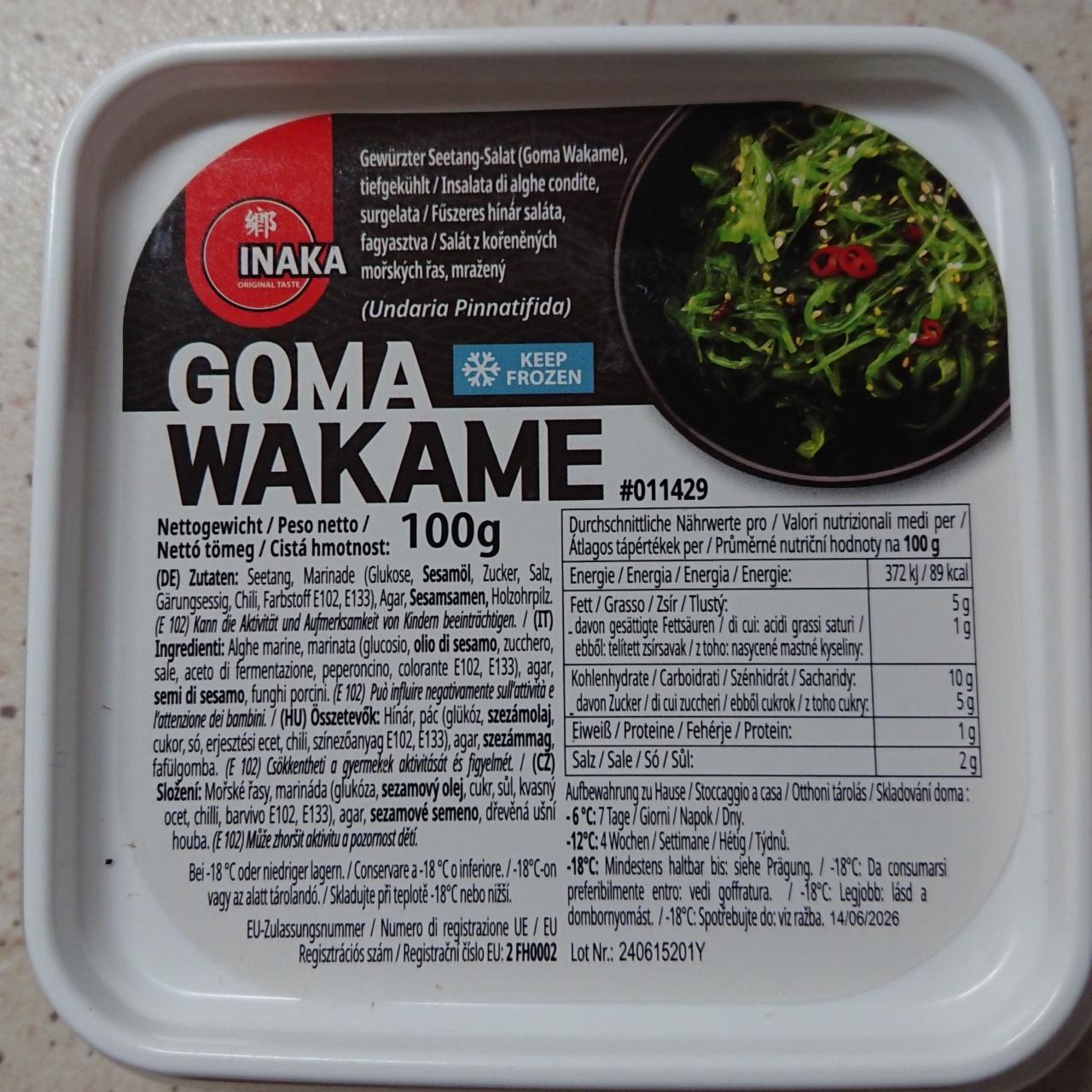 Fotografie - Goma wakame Inaka