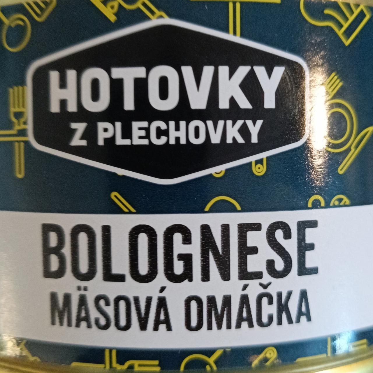 Fotografie - Bolognese mäsová omáčka Hotovky z plechovky