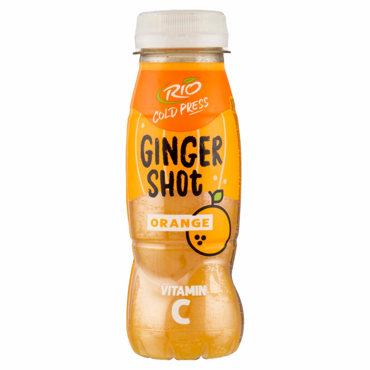 Fotografie - Ginger shot + Vitamin C Orange Rio fresh