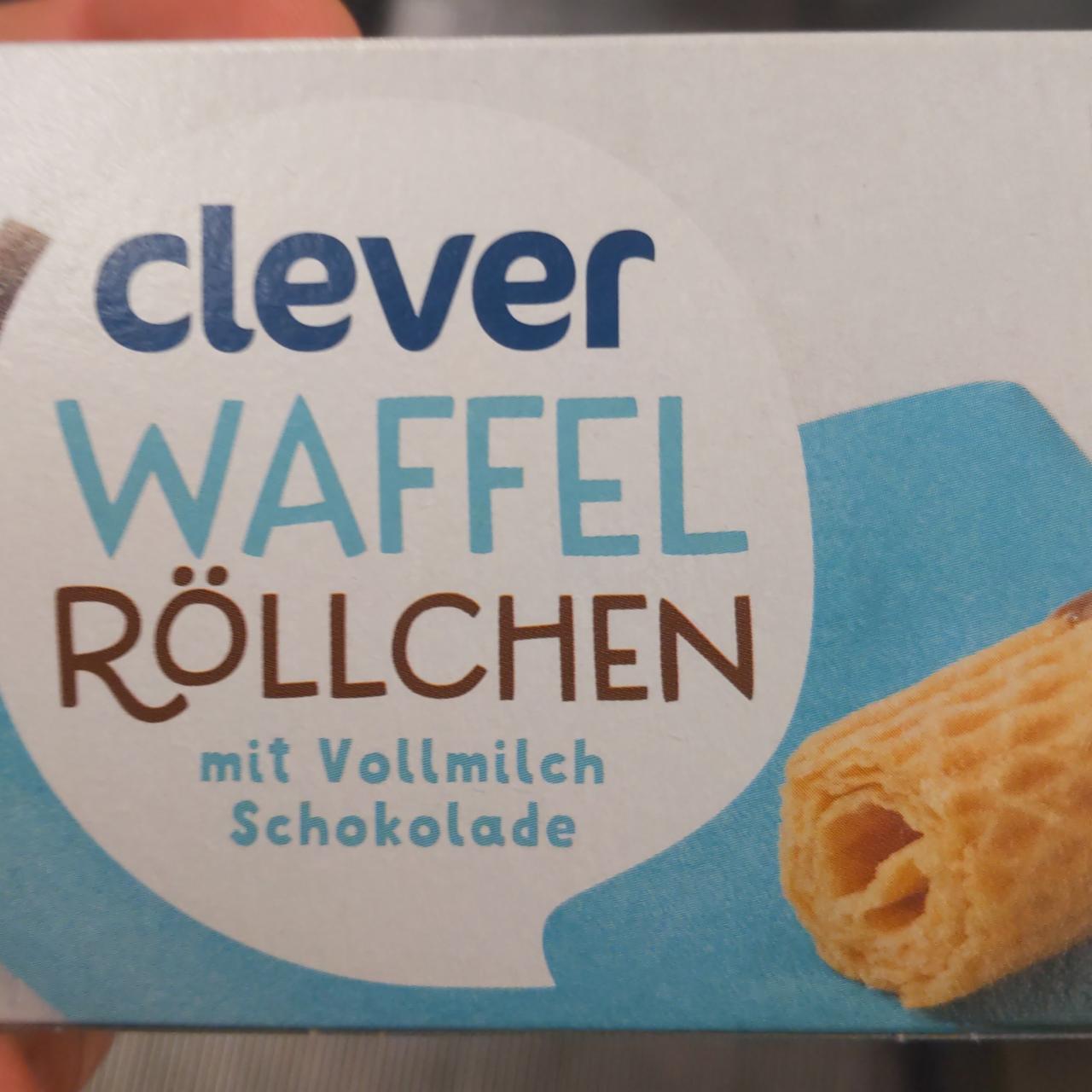 Fotografie - Waffel röllchen mit vollmilchschokolade Clever